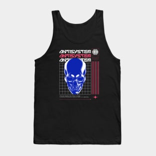 Antisystem Rebel Rebellion anarchy anarchist Tank Top